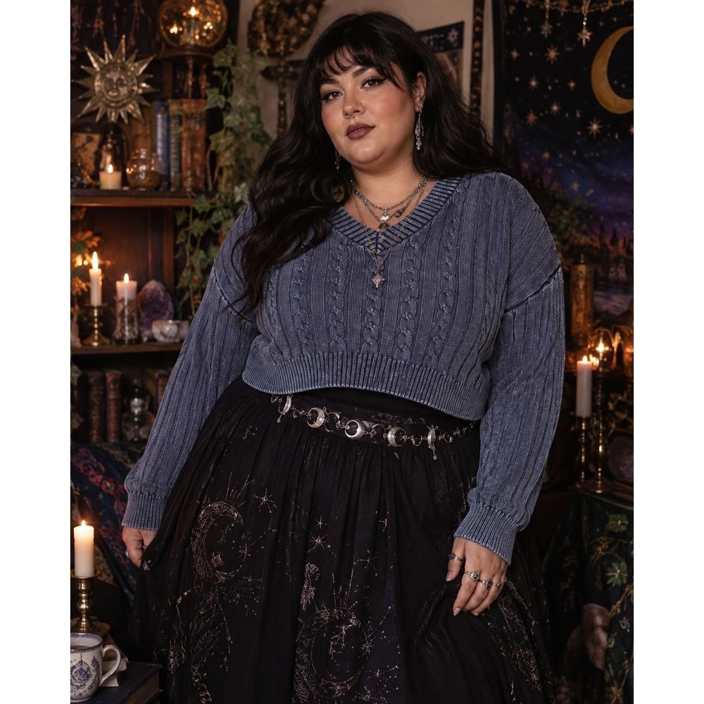 k8: Madden NYC sweater 3XL Whimsigoth Punk